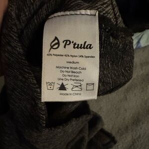 P'tula Charcoal and Black Apparel